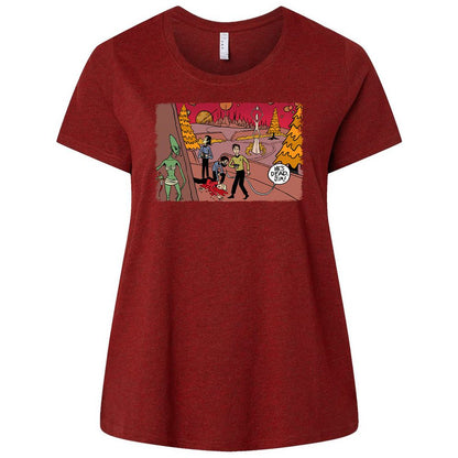 Ladies Curvy Jersey - 6E58LEFY - Cardinal - 10