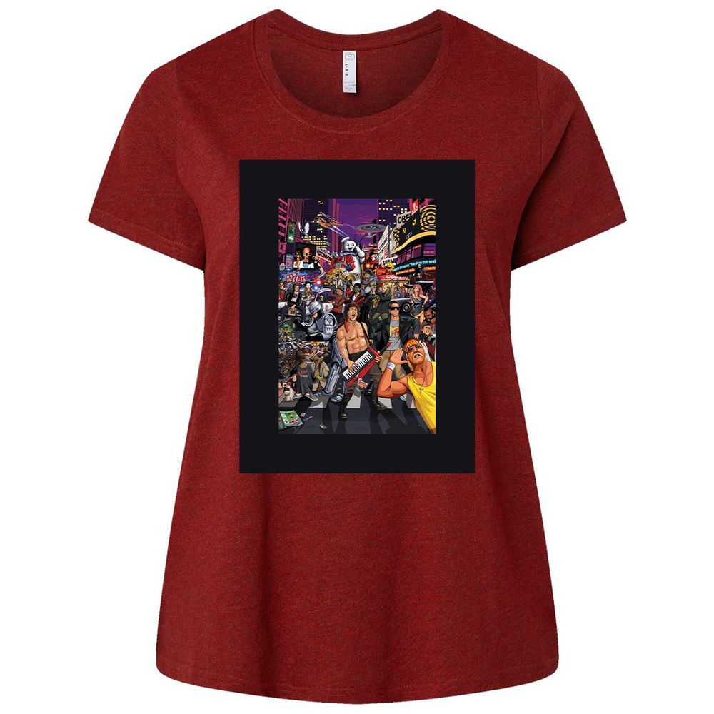 Ladies Curvy Jersey - Q9Z57QSZ - Cardinal - 10