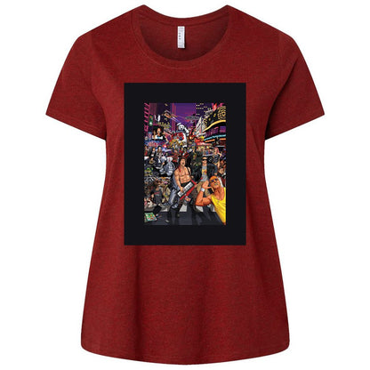 Ladies Curvy Jersey - Q9Z57QSZ - Cardinal - 10