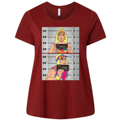 Ladies Curvy Jersey - M6A61WQ3 - Cardinal - 10