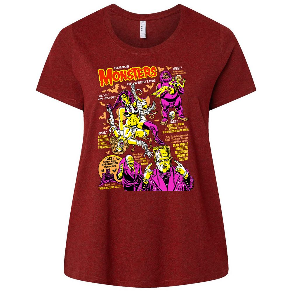 Ladies Curvy Jersey - ULB7TH63 - Cardinal - 10