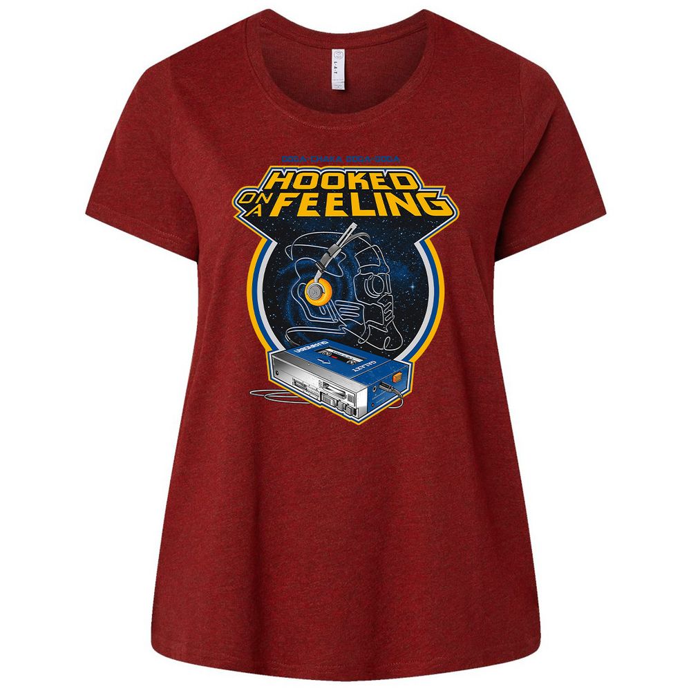 Ladies Curvy Jersey - BU5X6MQX - Cardinal - 10