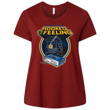 Ladies Curvy Jersey - BU5X6MQX - Cardinal - 10