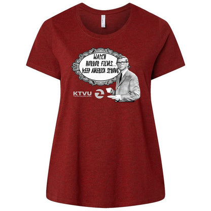 Ladies Curvy Jersey - QFFW2UW5 - Cardinal - 10