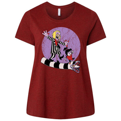 Ladies Curvy Jersey - 4EJG9HPJ - Cardinal - 10