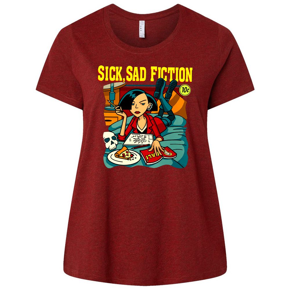 Ladies Curvy Jersey - A6H4N3S3 - Cardinal - 10