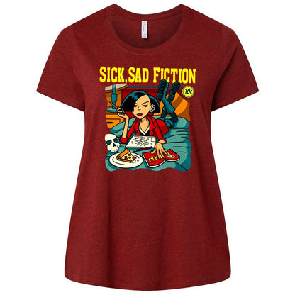 Ladies Curvy Jersey - A6H4N3S3 - Cardinal - 10