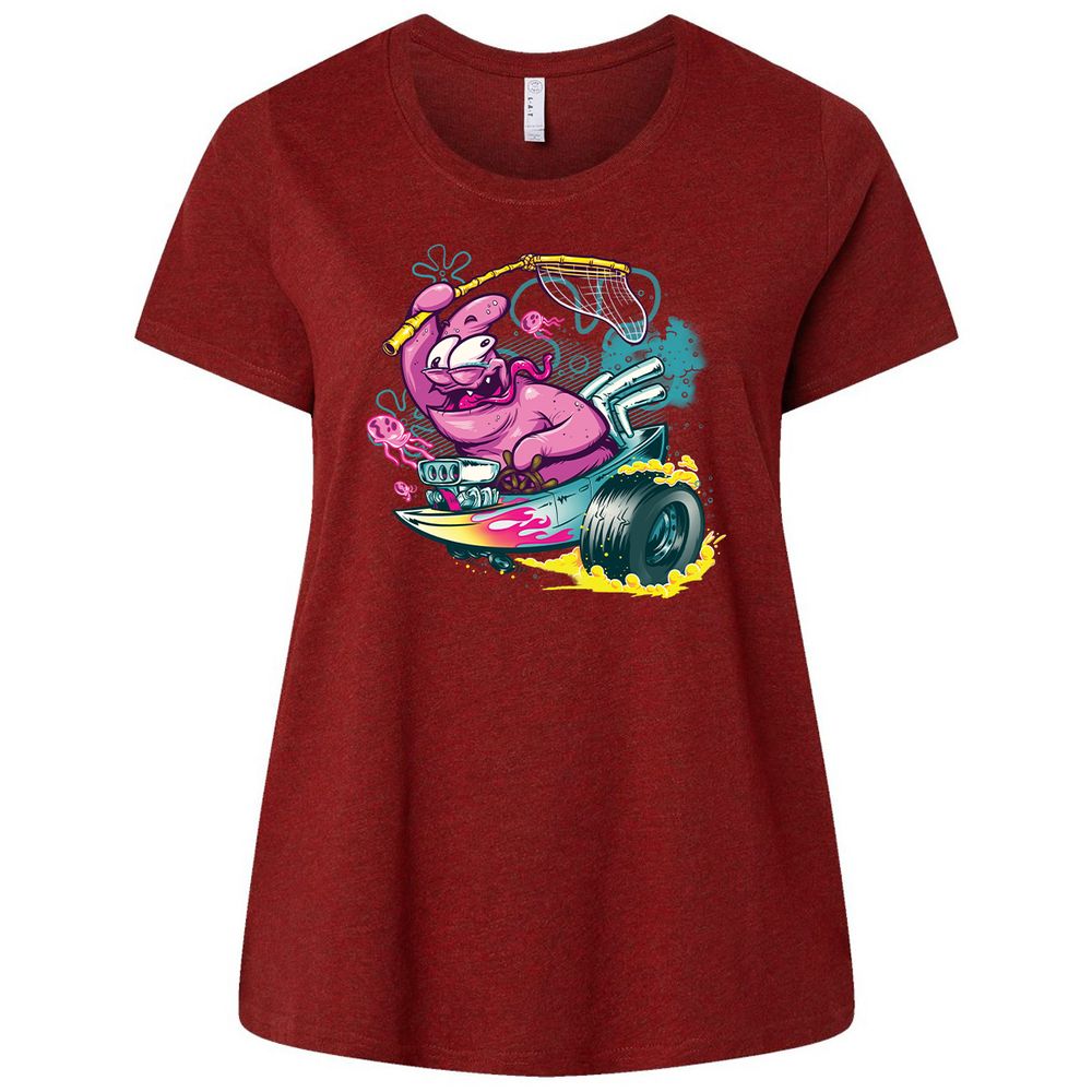 Ladies Curvy Jersey - 36QATA82 - Cardinal - 10