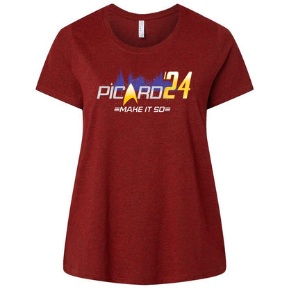 Ladies Curvy Jersey - RC333X4B - Cardinal - 10