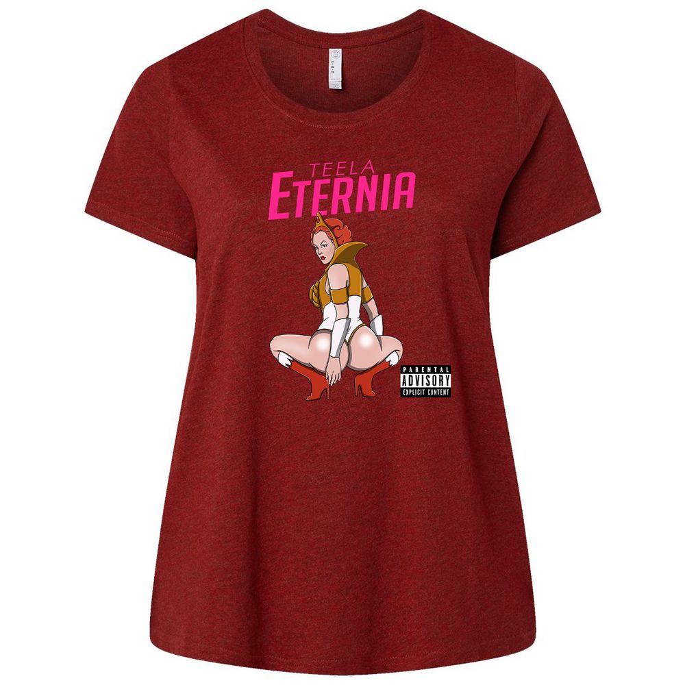 Ladies Curvy Jersey - EDDB79ZZ - Cardinal - 10