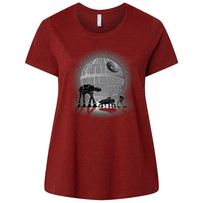 Ladies Curvy Jersey - SEYWFL17 - Cardinal - 10