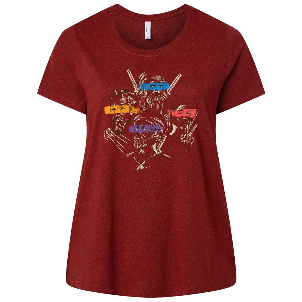 Ladies Curvy Jersey - T47LF3LK - Cardinal - 10