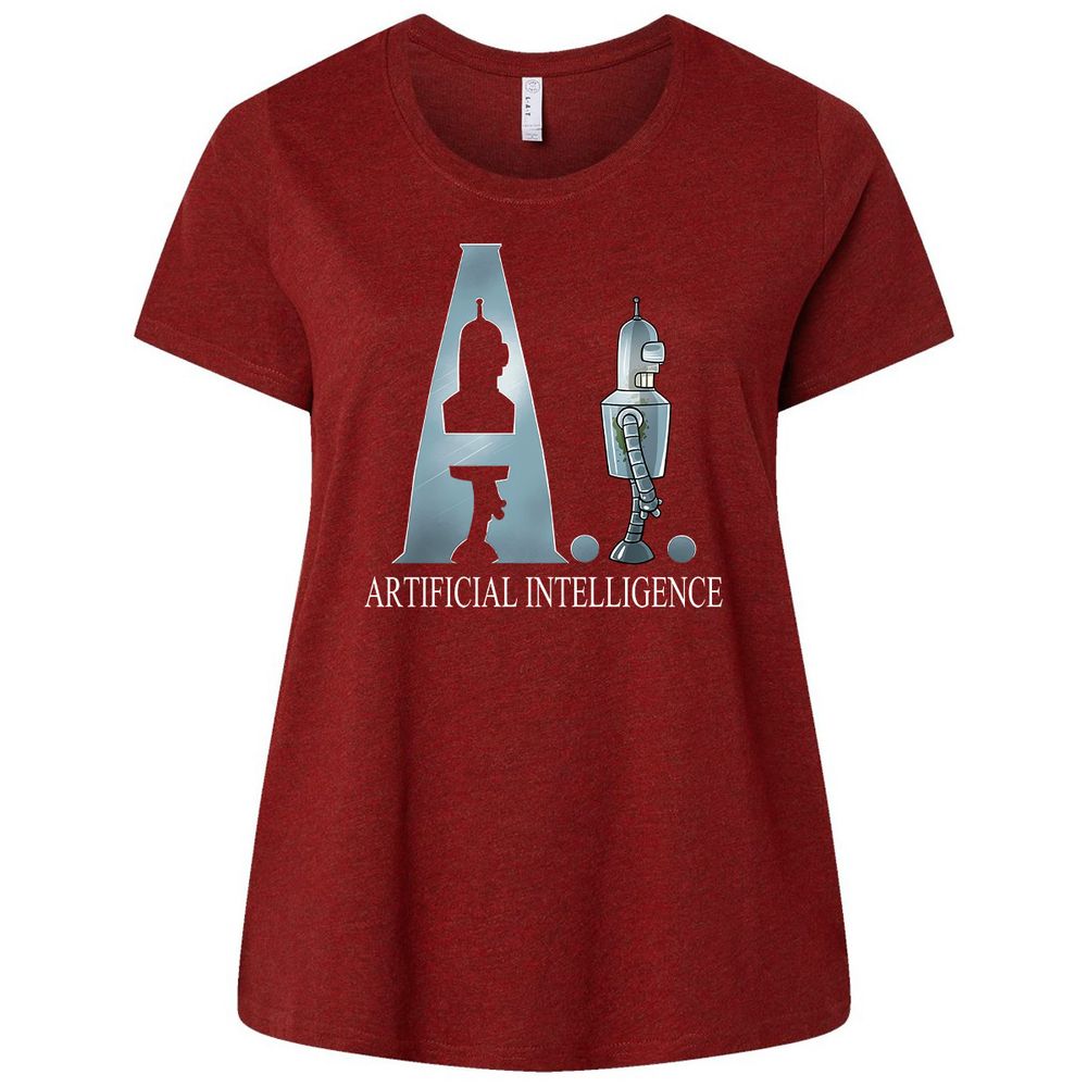 Ladies Curvy Jersey - 6RYAPB6U - Cardinal - 10