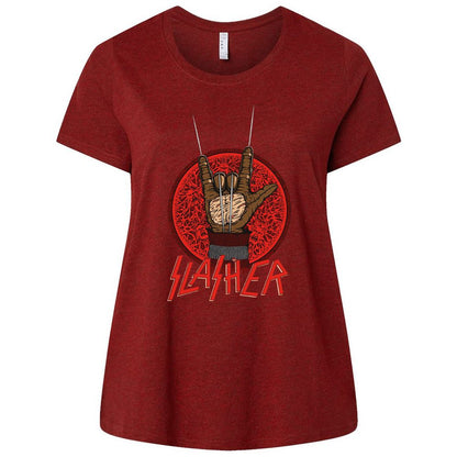 Ladies Curvy Jersey - RZEXJMFV - Cardinal - 10