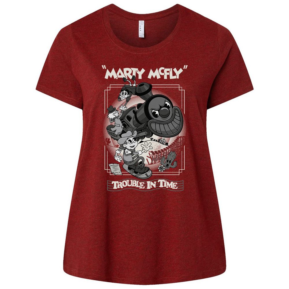 Ladies Curvy Jersey - R14TQYJN - Cardinal - 10