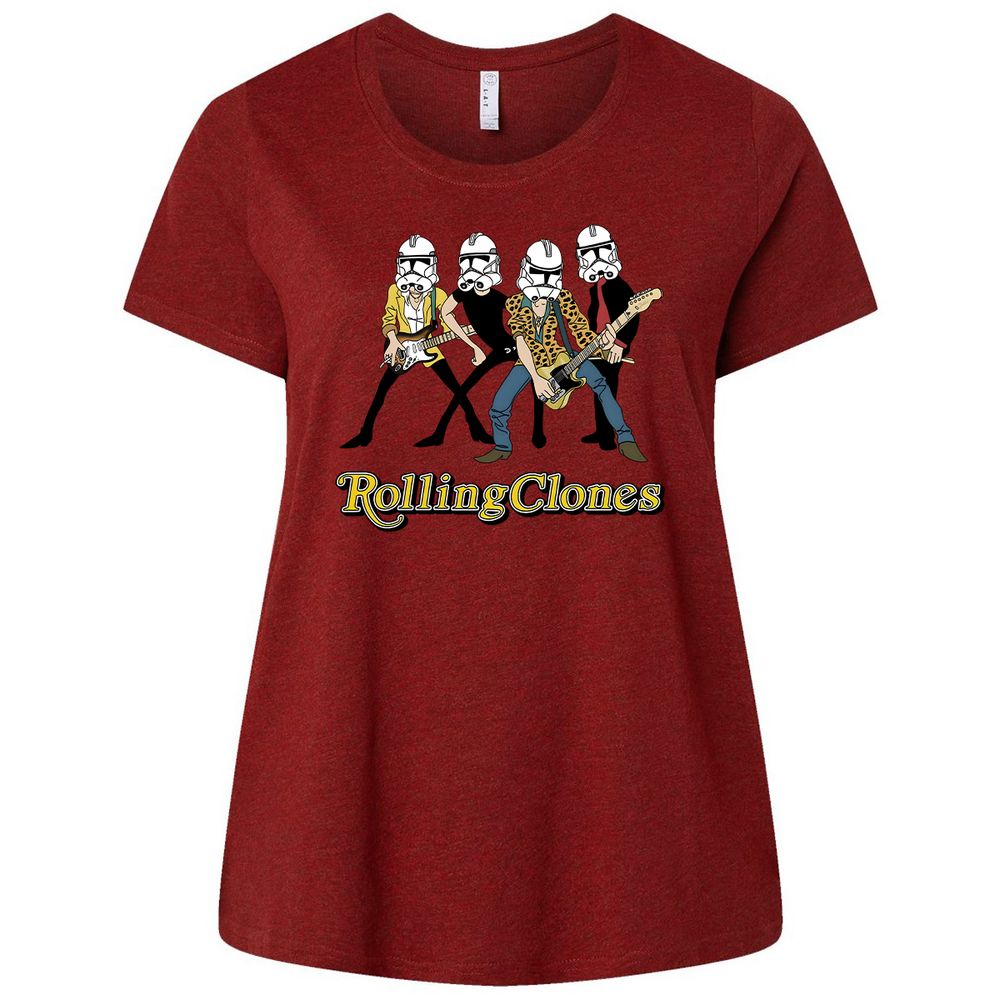 Ladies Curvy Jersey - NTVUZLFP - Cardinal - 10