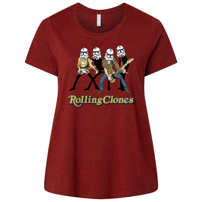 Ladies Curvy Jersey - NTVUZLFP - Cardinal - 10