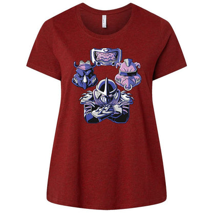 Ladies Curvy Jersey - QLAUA6G2 - Cardinal - 10