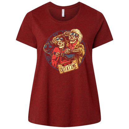 Ladies Curvy Jersey - 325PQW2X - Cardinal - 10