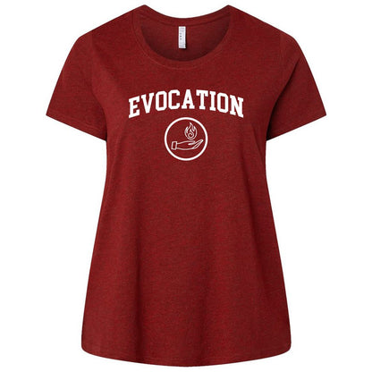 Ladies Curvy Jersey - 6EQN9AHJ - Cardinal - 10