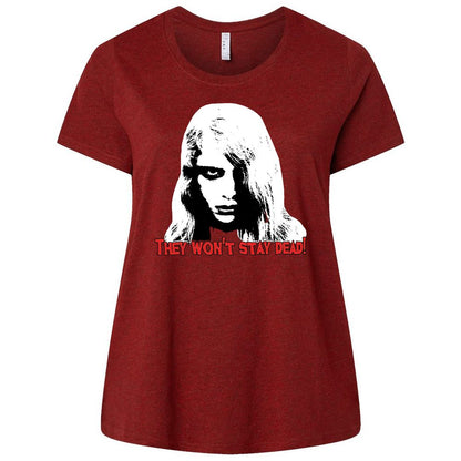 Ladies Curvy Jersey - JY9WHW1R - Cardinal - 10