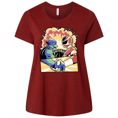 Ladies Curvy Jersey - 5B19X8EG - Cardinal - 10