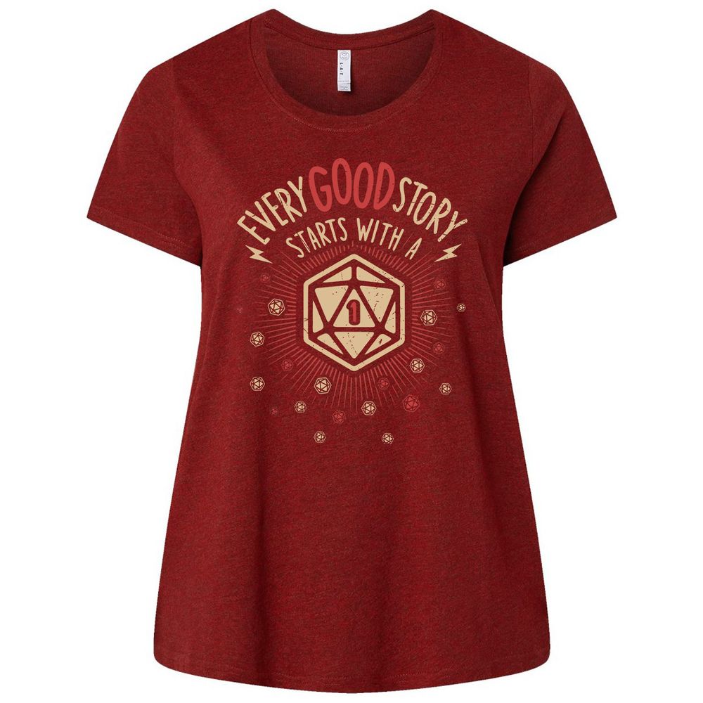 Ladies Curvy Jersey - ENWTUW33 - Cardinal - 10