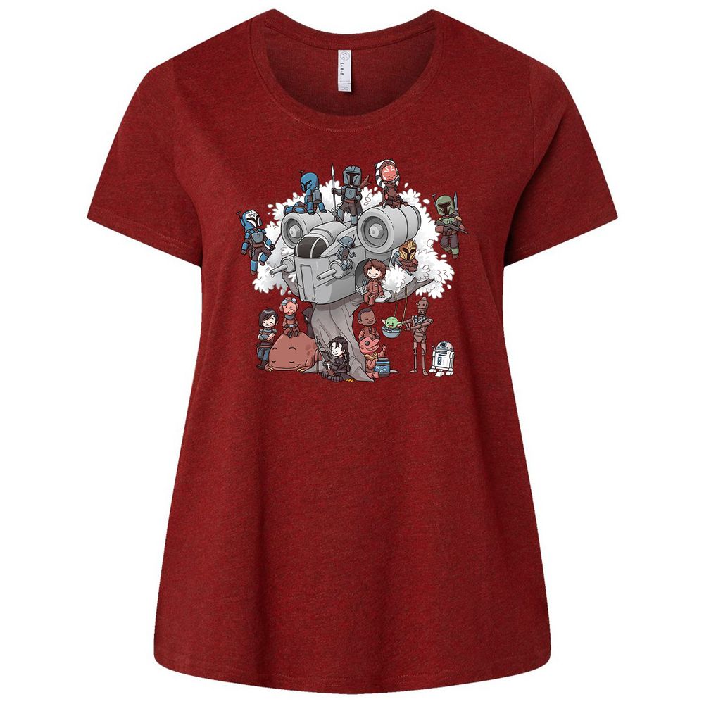 Ladies Curvy Jersey - 3QYN2XB5 - Cardinal - 10