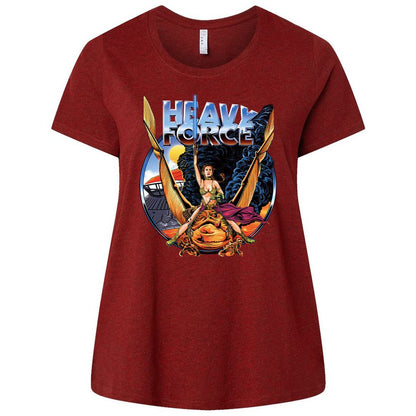 Ladies Curvy Jersey - LQQ1147R - Cardinal - 10