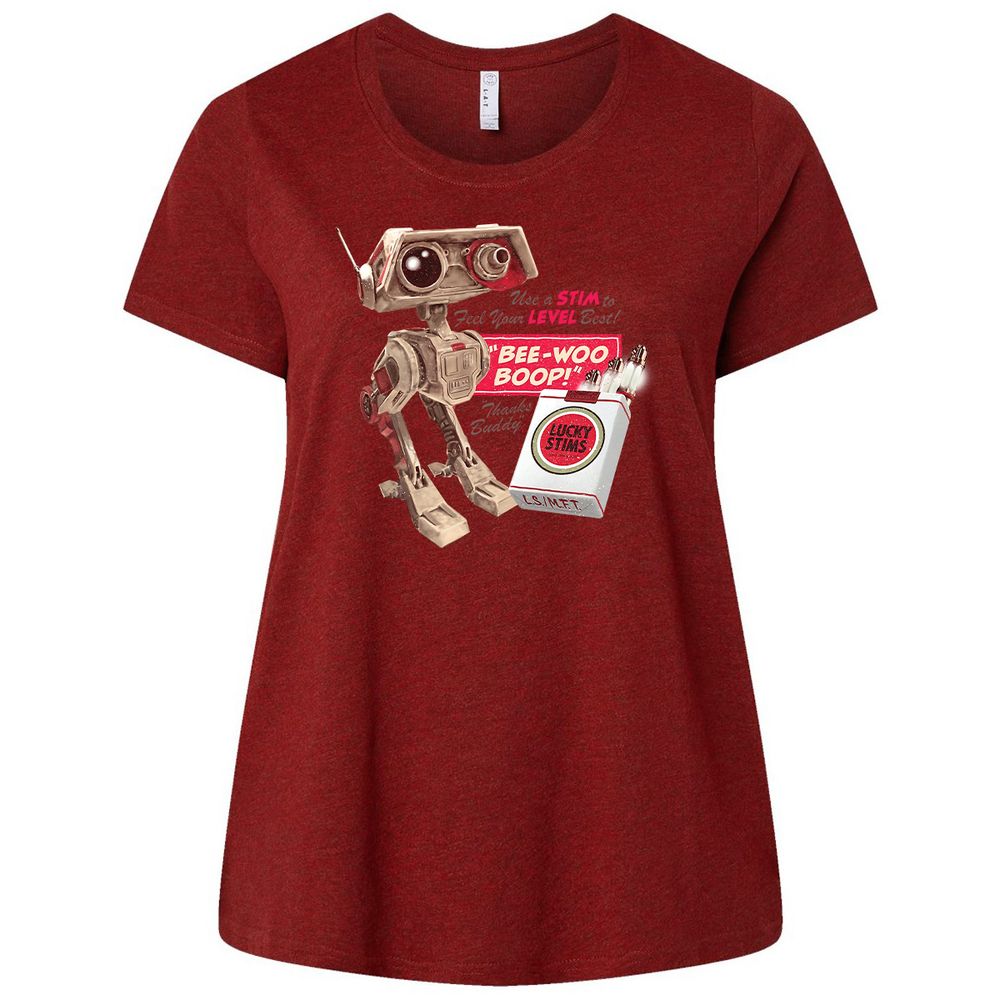 Ladies Curvy Jersey - 9458HG7V - Cardinal - 10