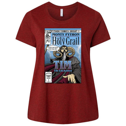 Ladies Curvy Jersey - XQX64XEH - Cardinal - 10