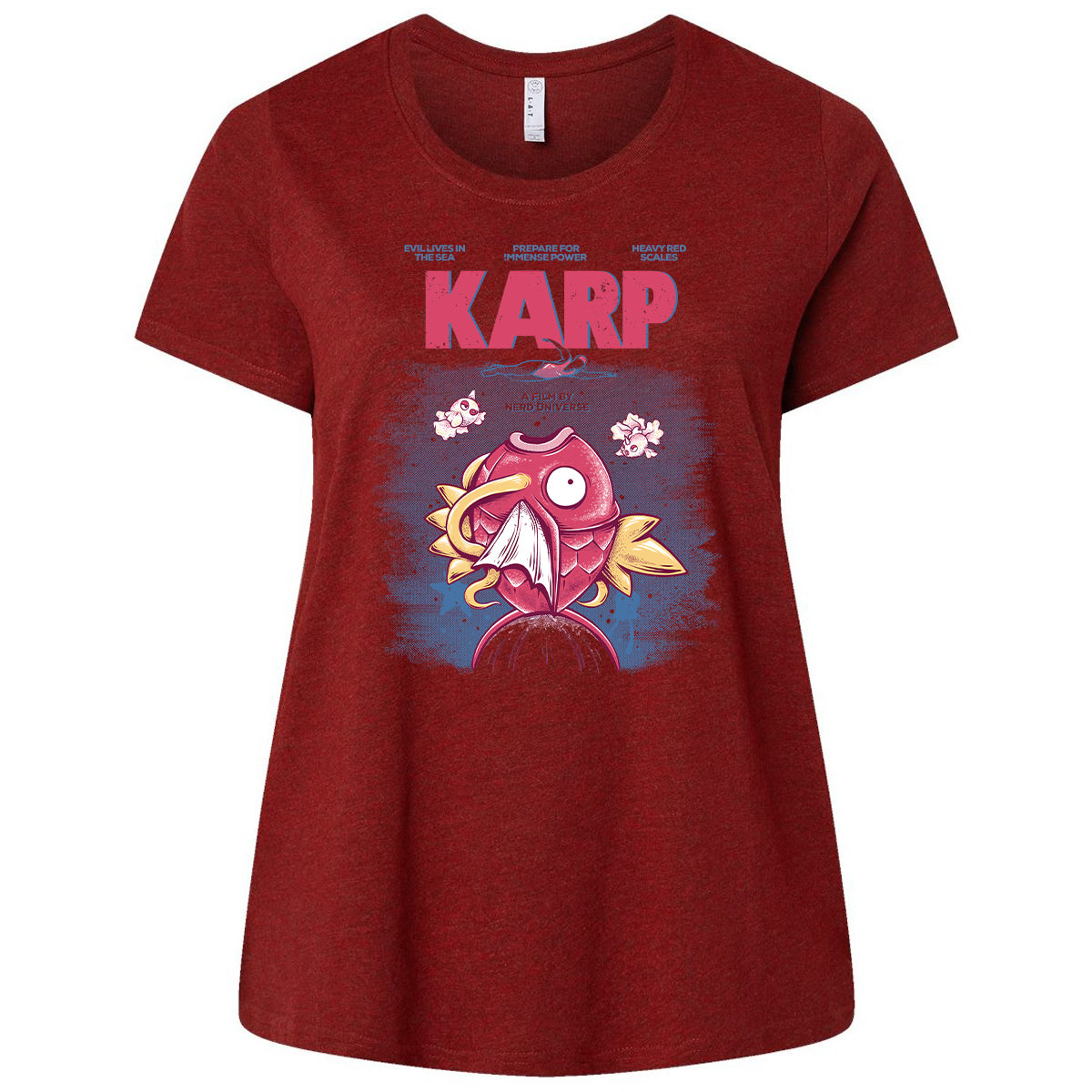 Ladies Curvy Jersey - G4WTNXFJ - Cardinal - 10