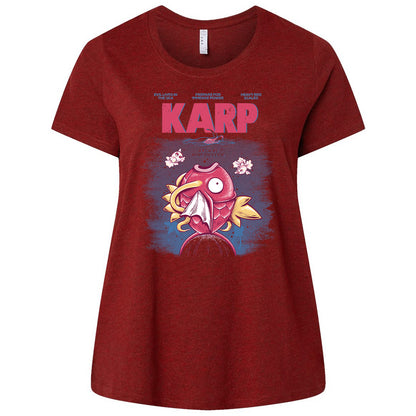 Ladies Curvy Jersey - G4WTNXFJ - Cardinal - 10