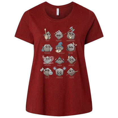 Ladies Curvy Jersey - N3C6B4QB - Cardinal - 10