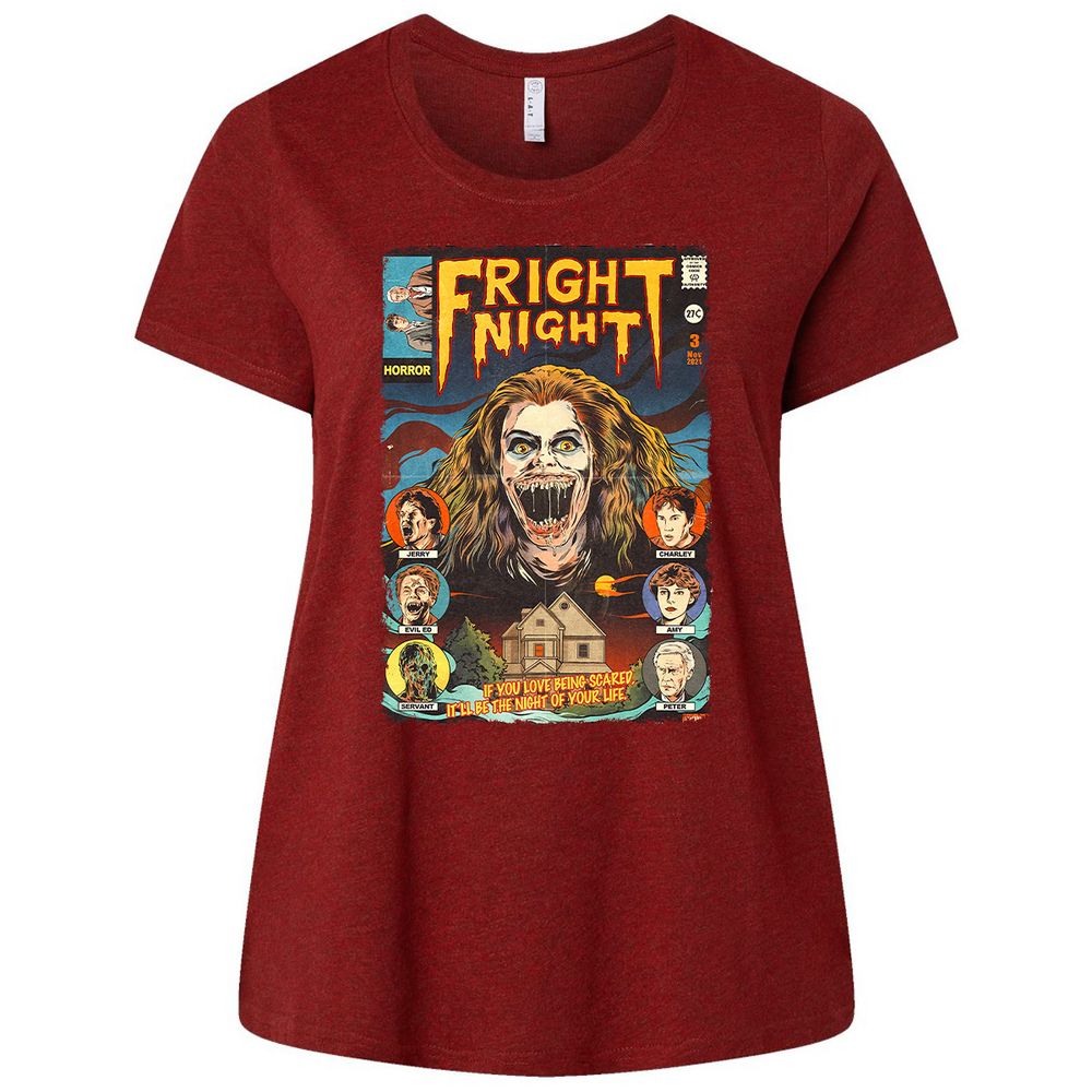 Ladies Curvy Jersey - HYSWKZ6J - Cardinal - 10