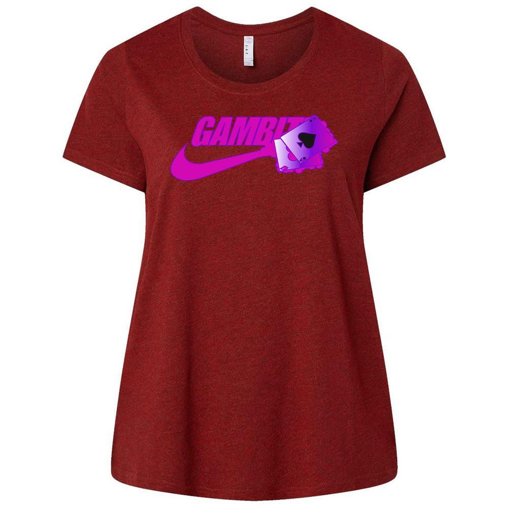 Ladies Curvy Jersey - J6DKD2A7 - Cardinal - 10