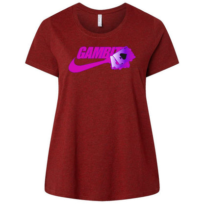 Ladies Curvy Jersey - J6DKD2A7 - Cardinal - 10