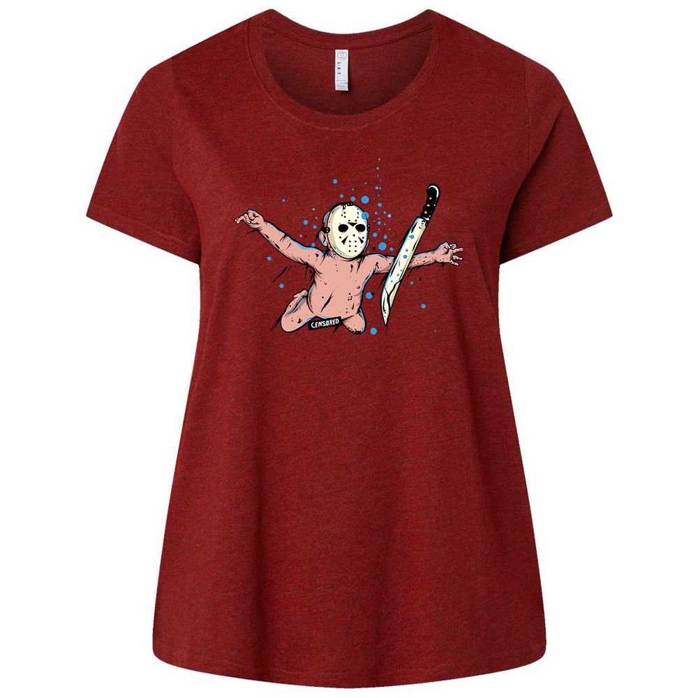 Ladies Curvy Jersey - VV2LHA8N - Cardinal - 10