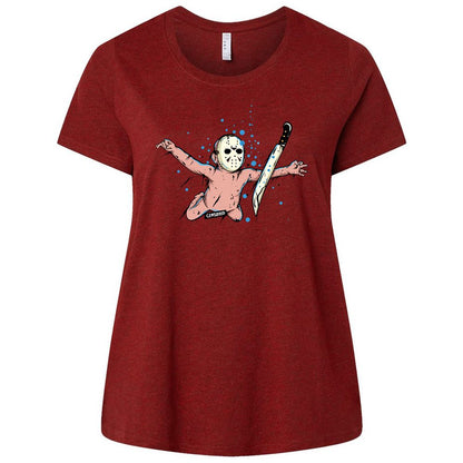 Ladies Curvy Jersey - VV2LHA8N - Cardinal - 10