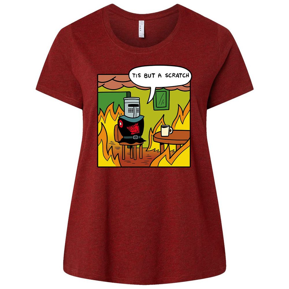 Ladies Curvy Jersey - KXQUM8RA - Cardinal - 10