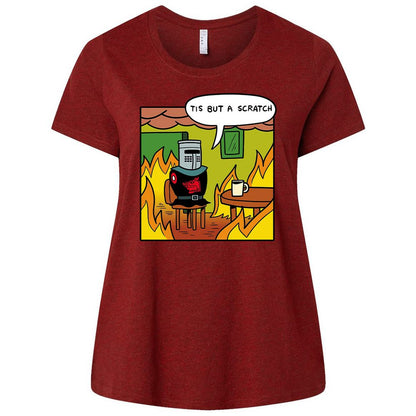 Ladies Curvy Jersey - KXQUM8RA - Cardinal - 10