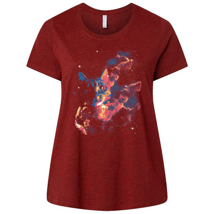 Ladies Curvy Jersey - 16KPDLHZ - Cardinal - 10