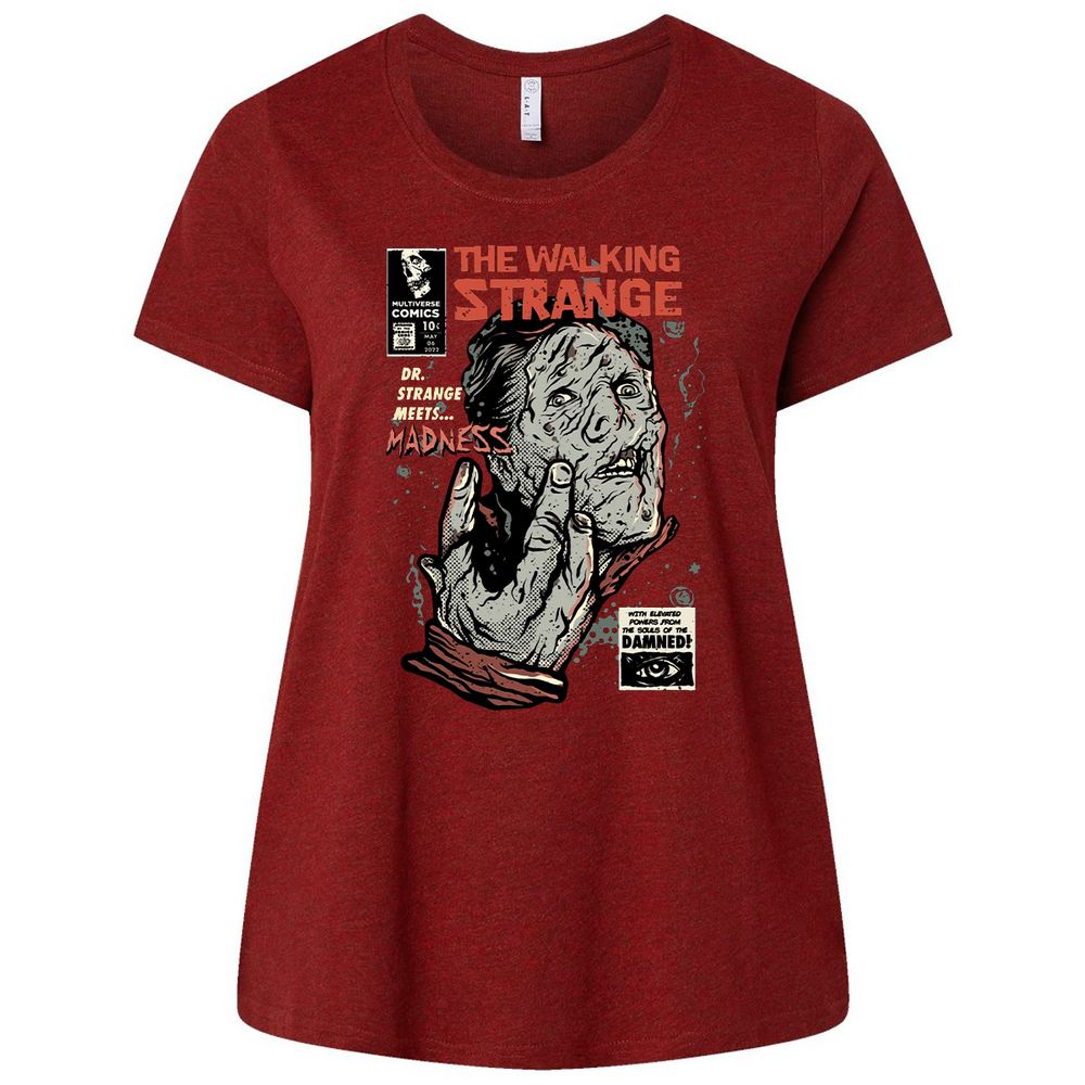 Ladies Curvy Jersey - 44DFCB15 - Cardinal - 10