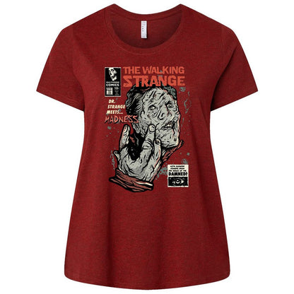 Ladies Curvy Jersey - 44DFCB15 - Cardinal - 10