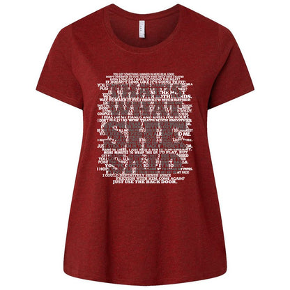 Ladies Curvy Jersey - B5V21XDV - Cardinal - 10