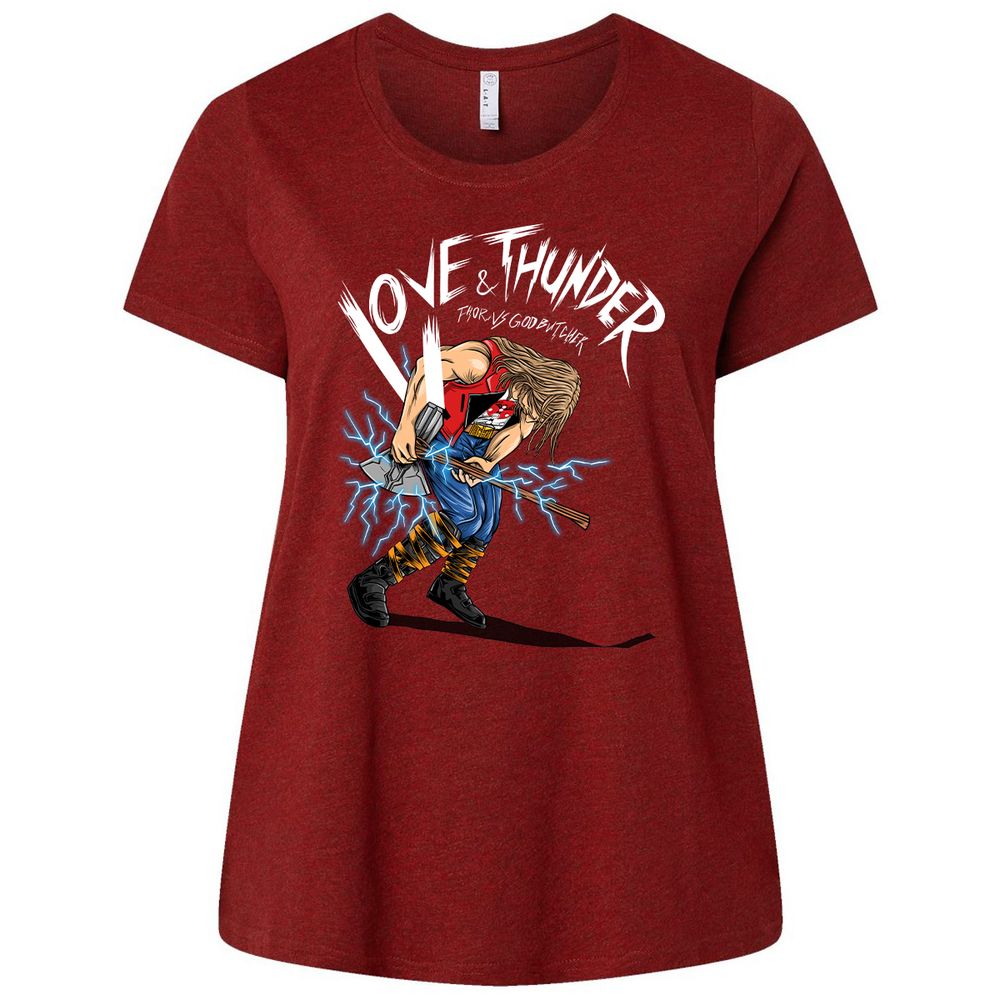 Ladies Curvy Jersey - HPAFM814 - Cardinal - 10