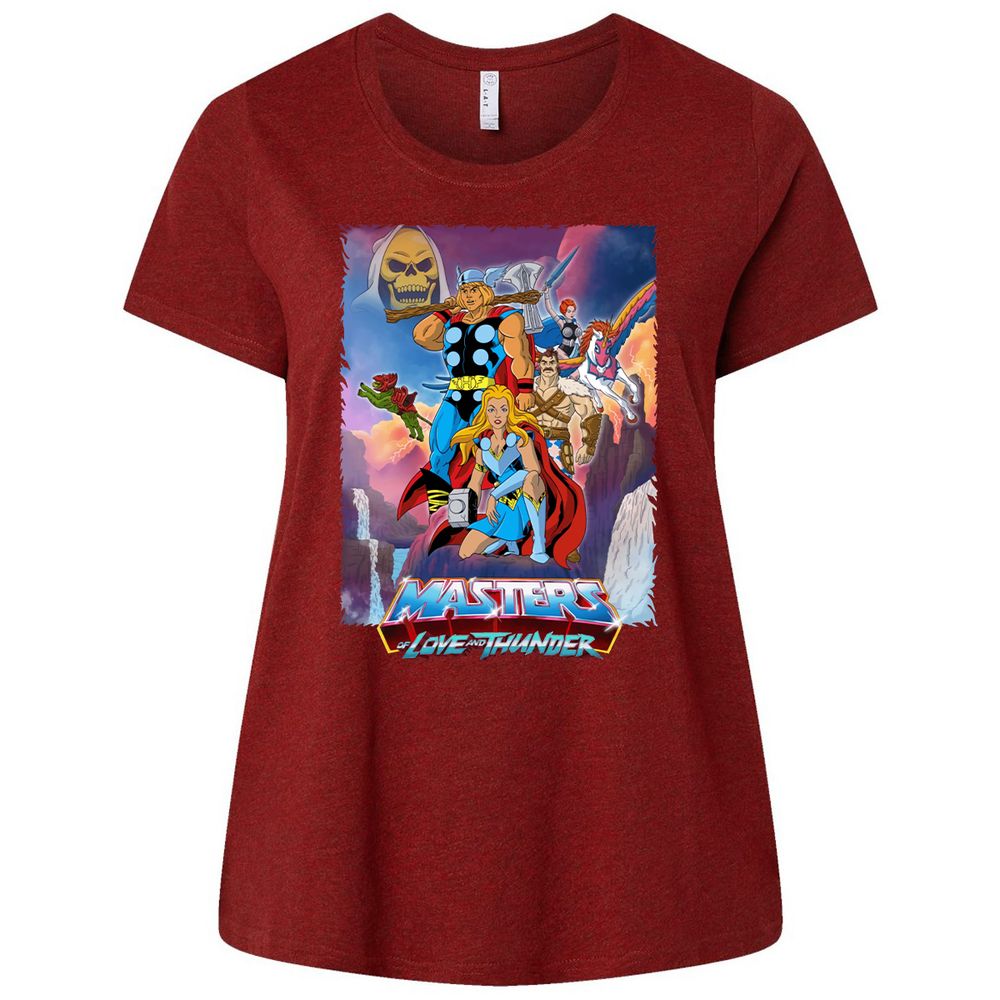 Ladies Curvy Jersey - 9GNTB4T1 - Cardinal - 10