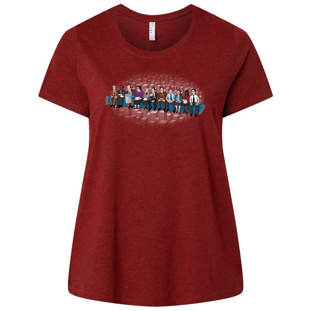 Ladies Curvy Jersey - XP9AFUPW - Cardinal - 10