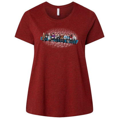 Ladies Curvy Jersey - XP9AFUPW - Cardinal - 10