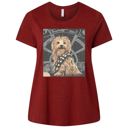 Ladies Curvy Jersey - RQL12NUQ - Cardinal - 10